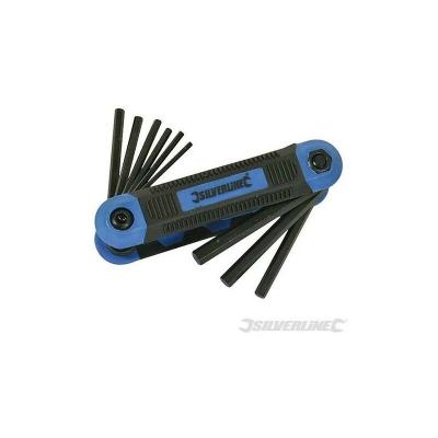 Silverline 763580 Monture de 9 cl&eacute;s m&acirc;les imp&eacute;riales Expert 5/64"" - 1/4