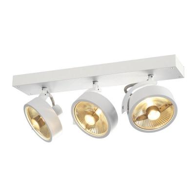 Kalu, 3 spots, qpar111 plafonnier, blanc mat. es111, max. 3x75w