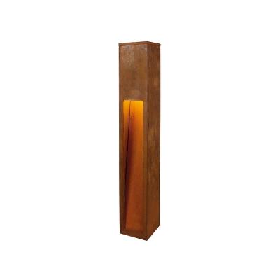 Rusty slot 80, fonte rouill&eacute;e, e27 &eacute;co. &Eacute;nergie, max. 11w, ip44