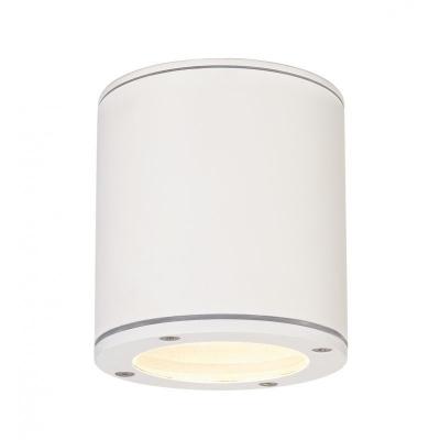 Plafonnier ext&eacute;rieur SLV SITRA, blanc, GX53/TCR-TSE, 9W max, IP44
