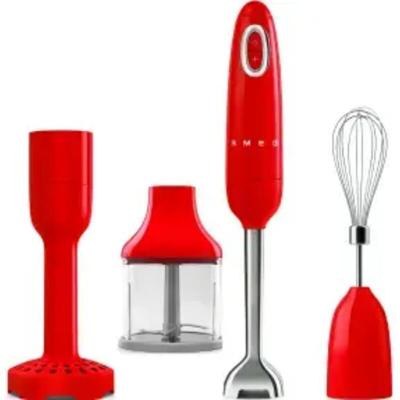 Smeg HBF02RDEU Mixeur &agrave; main, Rouge