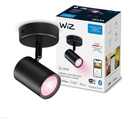 WiZ Spot Connect&eacute; Wi-FI couleur IMAGEO 1x5W 22-65K, Noir