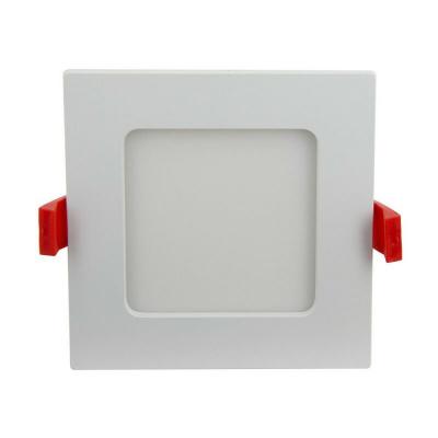 Spot LED Downlight encastr&eacute; carr&eacute; extra plat 6W