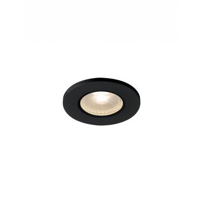 Kamuela eco led, plafonnier de s&eacute;curit&eacute;, noir, led 6,5w 3000k, 38&deg;,variable