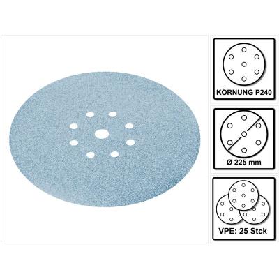 Stf D225/8 Granat Abrasifs planex P240 gr / 25 Pi&egrave;ces ( 499642 ) - Festool