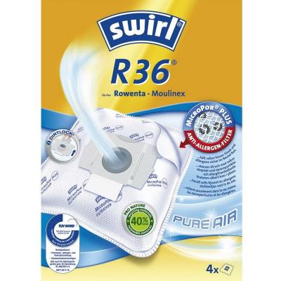 Swirl Lot de 4 sacs pour aspirateur et 1 filtre R 36 MP Plus AirSpace
