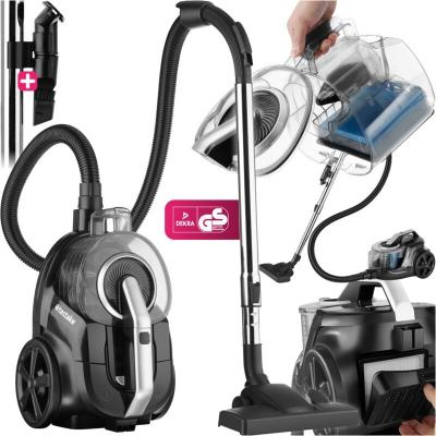 TECTAKE Aspirateur VC900 sans sac avec filtre HEPA et r&eacute;servoir &agrave; poussi&egrave;re 3L 