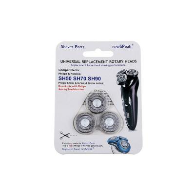 Tetes rasoir sh50/70/90 compatible philips sh90/70