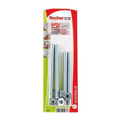 Tiges filetees fis gs M10X120 /4K nv - Fischer Fixation