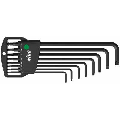 Jeu de 8 cl&eacute;s males Torx t&ecirc;tes sph&eacute;riques angle 25 910152025273040