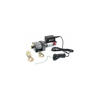 Ribitech 2355 Treuil &eacute;lectrique 2,2 tonnes marche AV et AR 12 V Noir