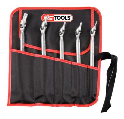 KS Tools 517.0320 Jeu de 5 Cl&eacute;s &agrave; Embouts Articul&eacute;s TORX