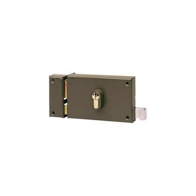 Serrure en applique horizontale &agrave; cylindre &agrave; tirage Vachette 7415 - Choisissez vos options: Gauche