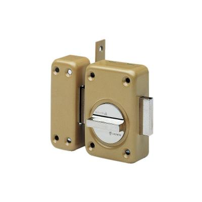 Verrou targette &agrave; bouton V136 p&ecirc;ne de 110 sans cylindre bronze - 16109000