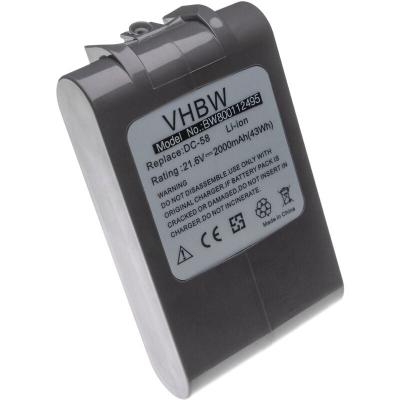 vhbw Li-Ion batterie 2000mAh pour aspirateur  Dyson DC61, DC62, DC62 Animal Pro, DC72, DC74
