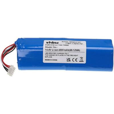 vhbw Batterie de remplacement - Ecovacs S10-Li-144-5200
