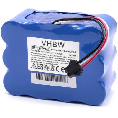 Batterie remplacement pour YX-Ni-MH-022144 pour aspirateur (2000mAh, 14,4V, NiMH) - Vhbw