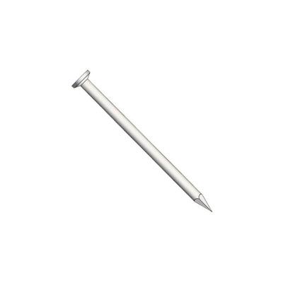 Pointe &agrave; t&ecirc;te plate acier brut 1x10 mm
