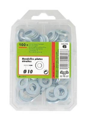 Rondelle &eacute;troite D : 12mm - lot de 50