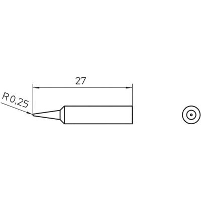 WELLER t0054485010&nbsp;Panne &agrave; souder pour fer &agrave; souder, 65&nbsp;W