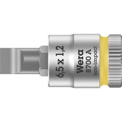 Wera 8700 A FL 05003322001 vis &agrave; fente Douille-embout 6.5 mm 1/4 (6.3 mm)
