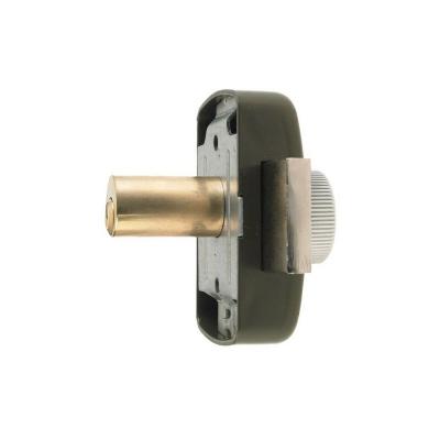 Yale YV10BT/40 Verrou de s&ucirc;ret&eacute; &agrave; bouton, Marron Dor&eacute;, 40 mm