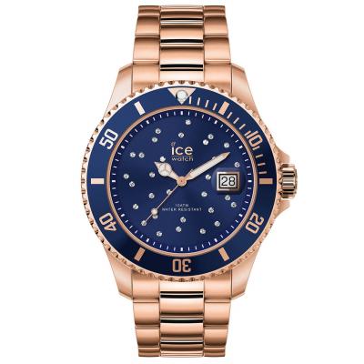 Montre Femme Ice steel Bleu 016774-ICE Rose Ice-Watch