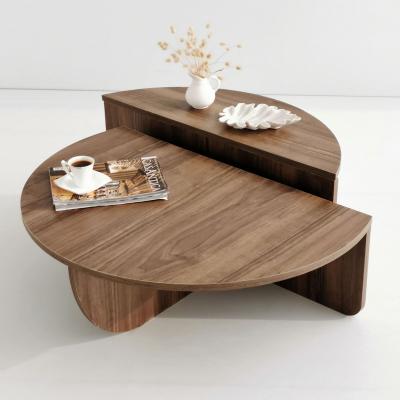 PASCAL MORABITO Lot de 2 tables basses - Coloris : Naturel - ALOEVA