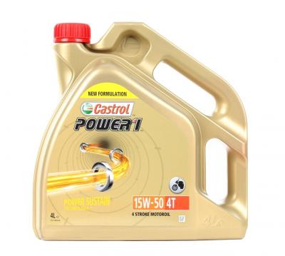 CASTROL Huile-Additif Power 1 4T - Synthetique / 15W50 / 4L 