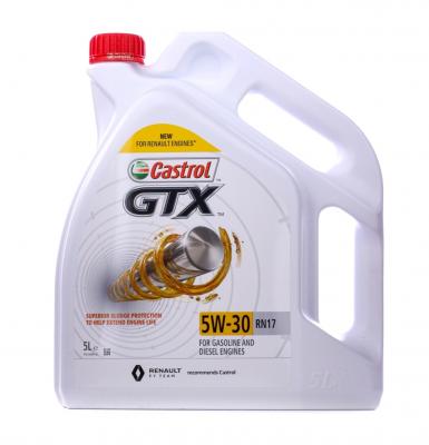 Huile Moteur Castrol Gtx 5w-30 Rn17 Essence Et Diesel 5 L