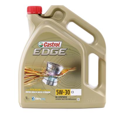 Huile Moteur Castrol Edge Titanium 5w30 C3 Essence Et Diesel 5 L