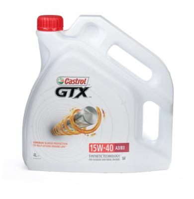 CASTROL Huile moteur 15W-40, Capacit&eacute;: 4I, Graisse min&eacute;rale 15809F