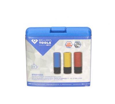 Brilliant Tools Bt691005 1/2 Hexagonal Cups Set Dor&eacute;