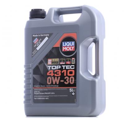 Huile moteur LIQUI MOLY Essence/Diesel Top Tec 4310 0W30 5L