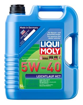 Liqui Moly 2309 Leichtlauf Hc7 5W-40 Huile &agrave; Faible Viscosit&eacute;, 5L