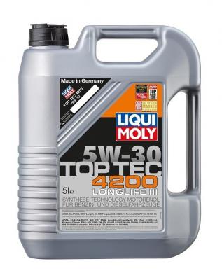 Huile moteur LIQUI MOLY Essence/Diesel Top Tec 4200 5W30 5L