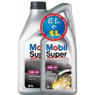 MOBIL Huile moteur semi-synth&eacute;tique S2000 - 10W40 - 5+1 L