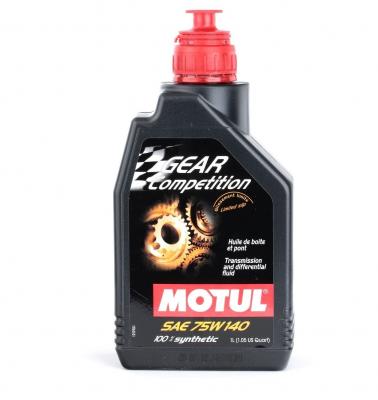 Huile bo&icirc;te de vitesse MOTUL Gear Competition 75W140 100% synth&egrave;se 1L