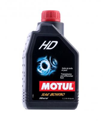 MOTUL Huile de transmission 80W90 HD min&eacute;rale, pour la moto, 1 litre
