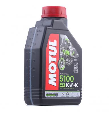 Huile moteur MOTUL 5100 4T 10W40 Semi-synth&egrave;se 1L 