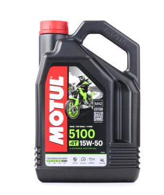 Motul&nbsp;&ndash;&nbsp;Huile 5100&nbsp;15&nbsp;W50&nbsp;4T 4L