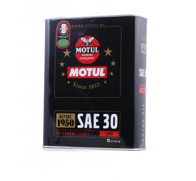 MOTUL Huile moteur SAE 30, Capacit&eacute;: 2I, Graisse min&eacute;rale 104509