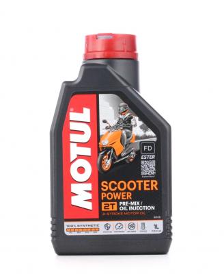 Huile moteur MOTUL Scooter Power 2T 100% synth&egrave;se 1L