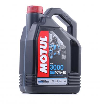 Motul 107693&nbsp;3000&nbsp;4T 10&nbsp;W-40&nbsp;Moteur, 4&nbsp;l