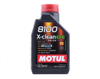 MOTUL Huile moteur 8100 X-CLEAN EFE 5W30 5W-30, Capacit&eacute;: 1I 109470