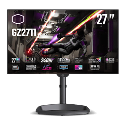 Ecran PC Cooler Master GZ2711 27""QHD OLED 240Hz/0.03ms/HDR/USB-C/FS-Prem 