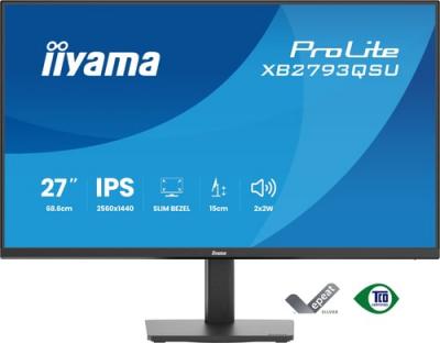 Ecran PC Iiyama XB2793QSU-B1 27"" QHD/75Hz/IPS/1ms/Pivot/AdaptiveS