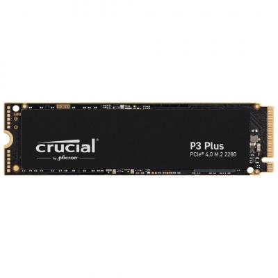 Disque ssd interne crucial p3 plus m.2 nvme 4 to noir CT4000P3PSSD8