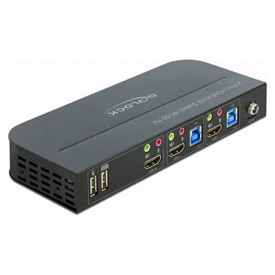 Delock Compatible Hdmi Kvm Switch 4k 60 Hz With Usb 3.0 And Audio - K