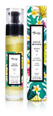 BAIJA Moana - Fleur de Tiar&eacute; Huile Corps et Bain Flacon 50ml